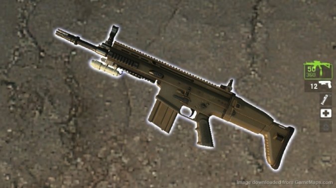 FN SCAR-H Desert version (Ironsights)