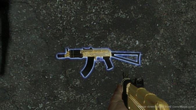 Gold Hellsing AKs-74u