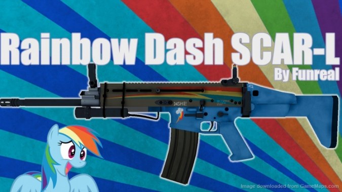 Rainbow Dash SCAR-L