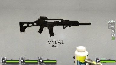 CODMW MG36 SD Black (replace Rifle M16A2) [Sound fix Ver]