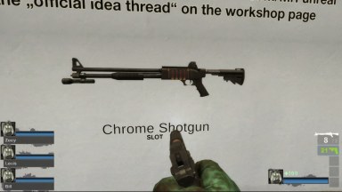 FN TPS Shotgun (Chrome Shotgun) [Sound fix Ver]