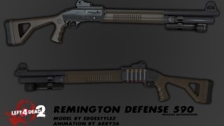Remington Defense 590 Autoshotgun