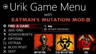 Urik Game Menu (with Rayman's Mutation Mod)